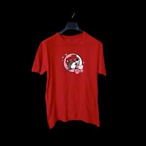Buc-ee's Valentines Day Tshirt Sz Medium Lover Vday Hearts Red